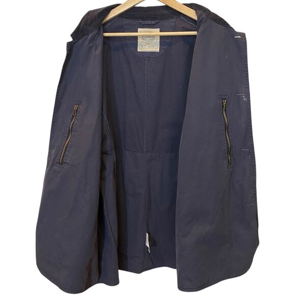 Chore Coat‎ Barn Jacket Mens XL Blue Workwear Ranch Retro Western Utility Rugged - Picture 3 of 12